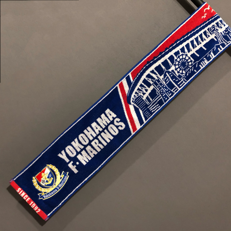 Foreign Trade Pure Cotton J League Yokohama Marinos Football Embroidered Extended Sports Commemorative Fitness Sweat Towel