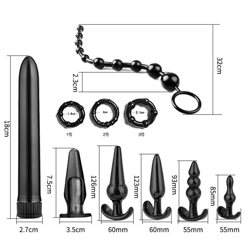 Vibrator Butt Anal Plug Set Vibration Sensuality Vibrating B