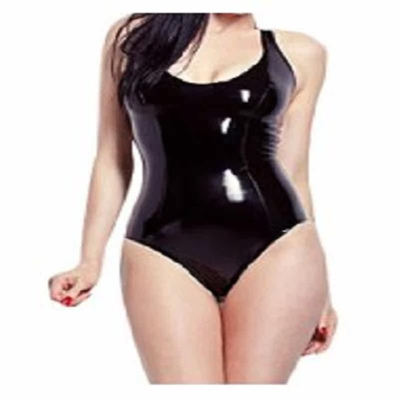 Latex NEW rubber sexy catsuit biki bodysuit seamless mould