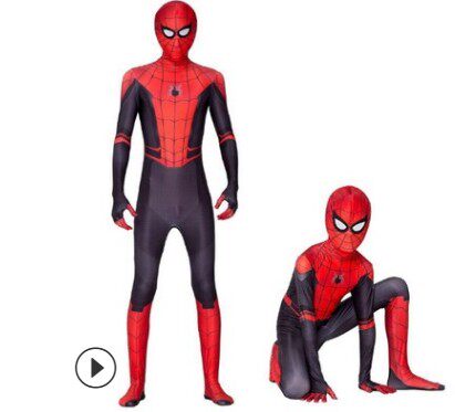 Spidan Far From Home Costume Cosplay Pet Park Zentai Suit Su