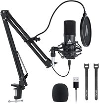 USB Microphone MAONO 192KHZ 24Bit Plug & Play PC Computer P