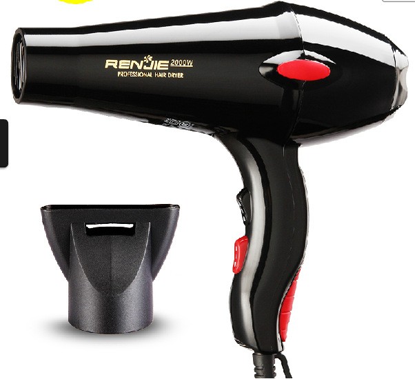 Renjie hair dryer 816 high-power hot and cold ventilation type hair salon mute household hair dryer dormitory 2000W