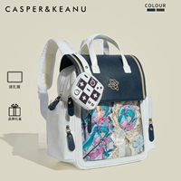 CASPER & KEANU, оригинальная прозрачная женская сумка в японском студенческом стиле, большой вместительный школьный рюкзак для поездок на работу