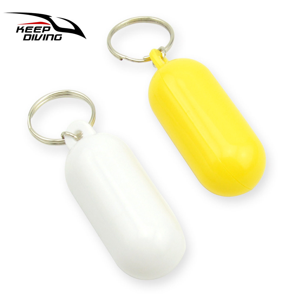 OUTDOOR WATER FLOAT FLOAT SUSPENSION ROD KEY RING FLOATING KEY RING BUCKLE LEATHER CANOEING SWIMMING BEACH ANTI-LOSS KEY