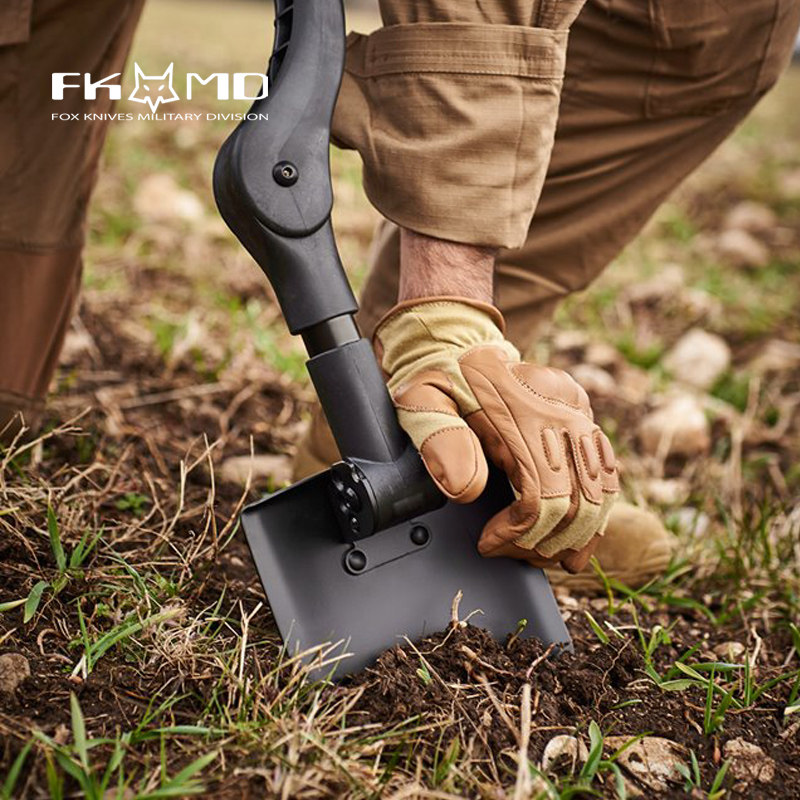 Imported fox FOX engineer shovel multi-functional self-defense shovel vehicle outdoor folding shovel barren survival military shovel