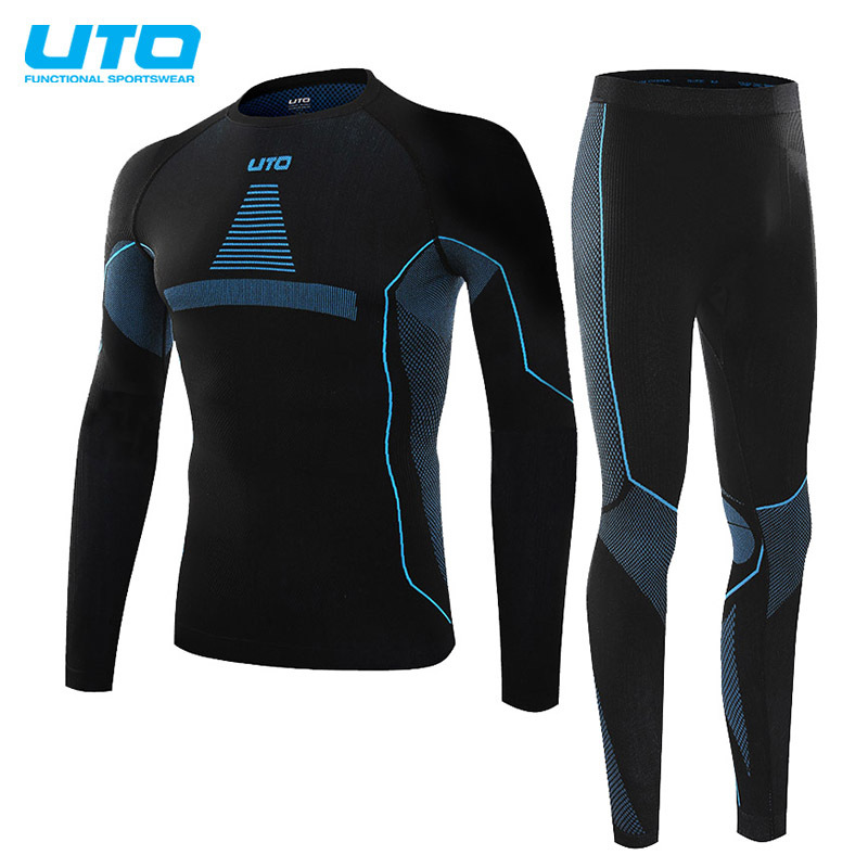 Uto Uto Ski Quick-Drying Clothing Outdoor Functional Underwear Women's Sports Mountaineering Thermal Underwear Men's Sweat-Wicking Compression Clothing