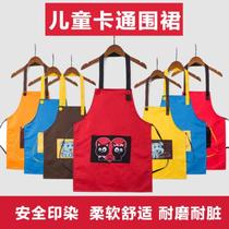 Childrens apron painting Korean version of clothing parent-child waterproof breathable girl special wear-resistant summer thin section anti-fouling comfortable women