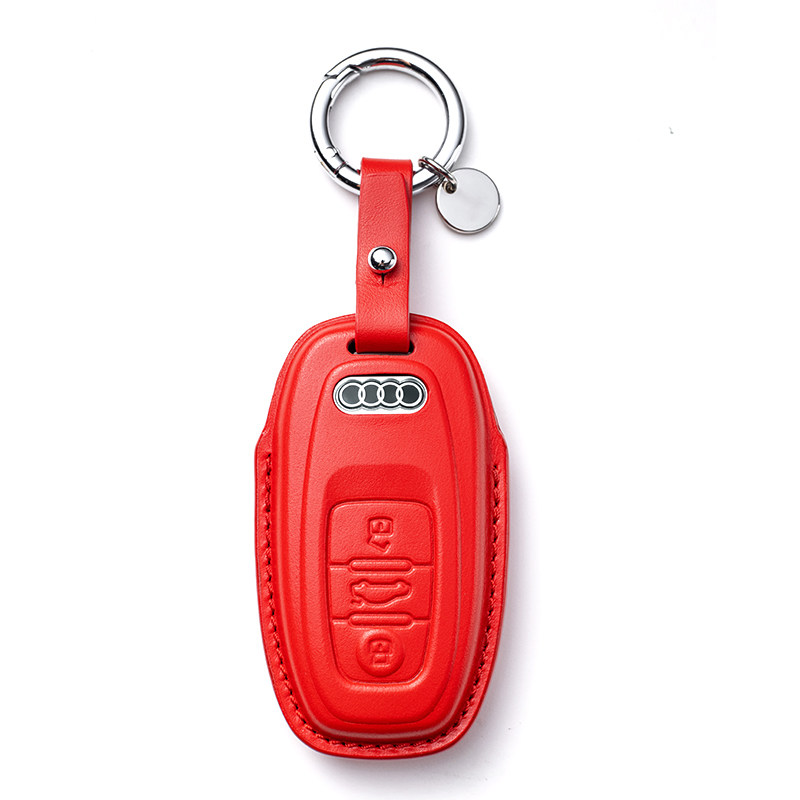 Special 2020 Audi A4L key q5L q5L Q7 A5 A7 A7 new a6l car key shell buckle bag genuine leather