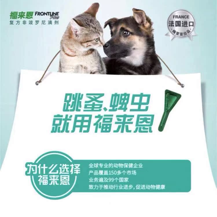 Cat Inn Fleming In vitro Deworming Drops Cat Deworming Ngoài Fleas 3 Pack - Cat / Dog Medical Supplies giá máy siêu âm thú y