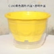 180 Желтый горшок+прозрачный горшок+ватный веревку