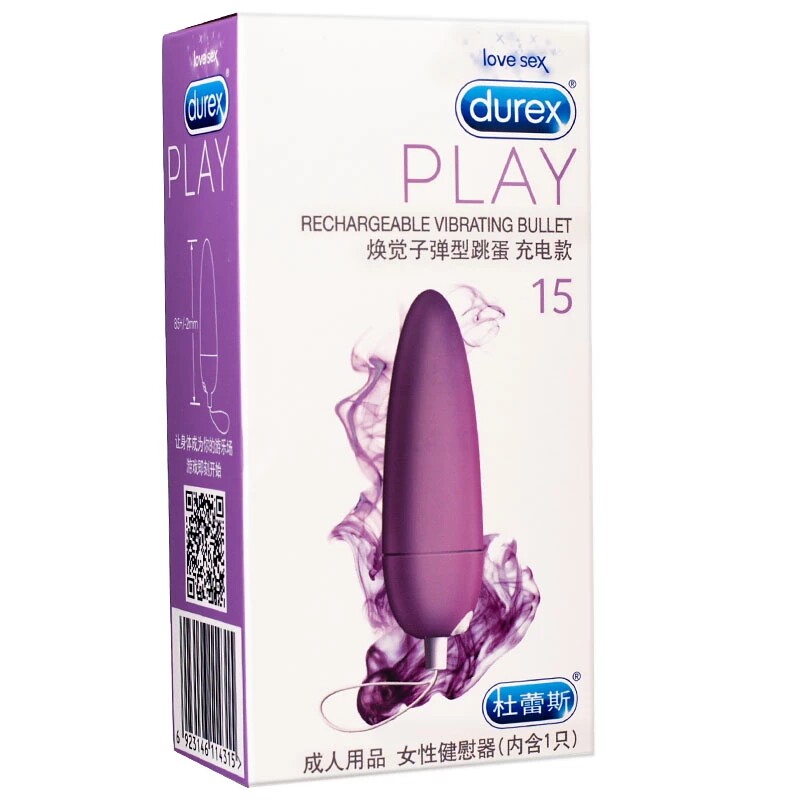 Durex Play 15 Vibrator Adult Powerful USB Repeated Charging