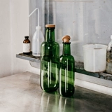 HAY Бутылка стеклянная бутылка кремниевая стеклянная бутылка с пустой бутылкой с пробкой с пробкой из пробки с пробкой