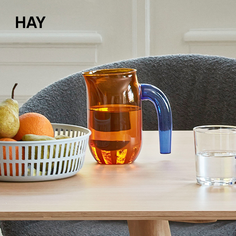 HAY Jug glass water bottle color borosilicate glass resistant kettle Household glass cold water bottle water bottle