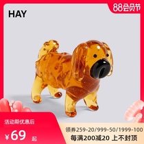 HAY Glass Figurine Glass Animal figurines Handmade home crafts ornaments decoration