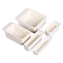 Sulfur meter corundum boat 99 alumina high temperature resistant scientific research special multi-specification white square corundum crucible