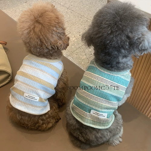 /Взрыв маленький милый/собака собак в летнем маленький клуб полосатый бамбук хлопковой плюшевый плюшевый