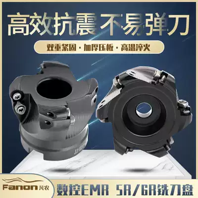 Fanon EMR face milling cutter plate R6 cutter plate EMRW6R50 63 80 100 125 EMR5R R5 round nose cutter plate