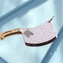 Cast Treasure Transfer 18K Platinum Mens Single Pendant Knife Pendant K Gold tricolour necklace pendant pendant Platinum Customized