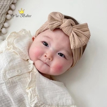 Baby headband newborn bow fontanel protection baby girl infant headband super cute little month-old hair accessories