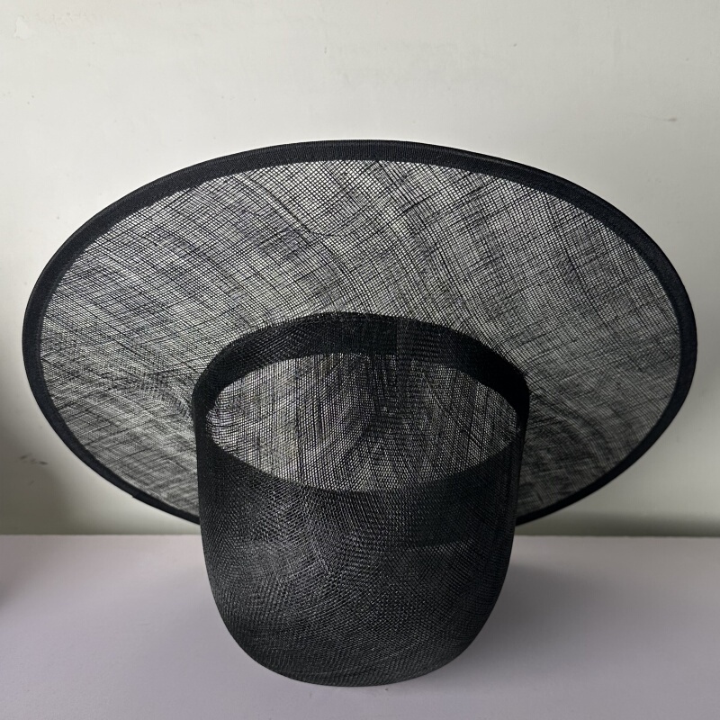 Ming Dynasty Round-Top Linen Hat, Ming Dynasty Headwear, Hanfu, Jin Yiwei Round-Neck Robe, Large-Brimmed Hat, Lightweight and Breathable for Summer