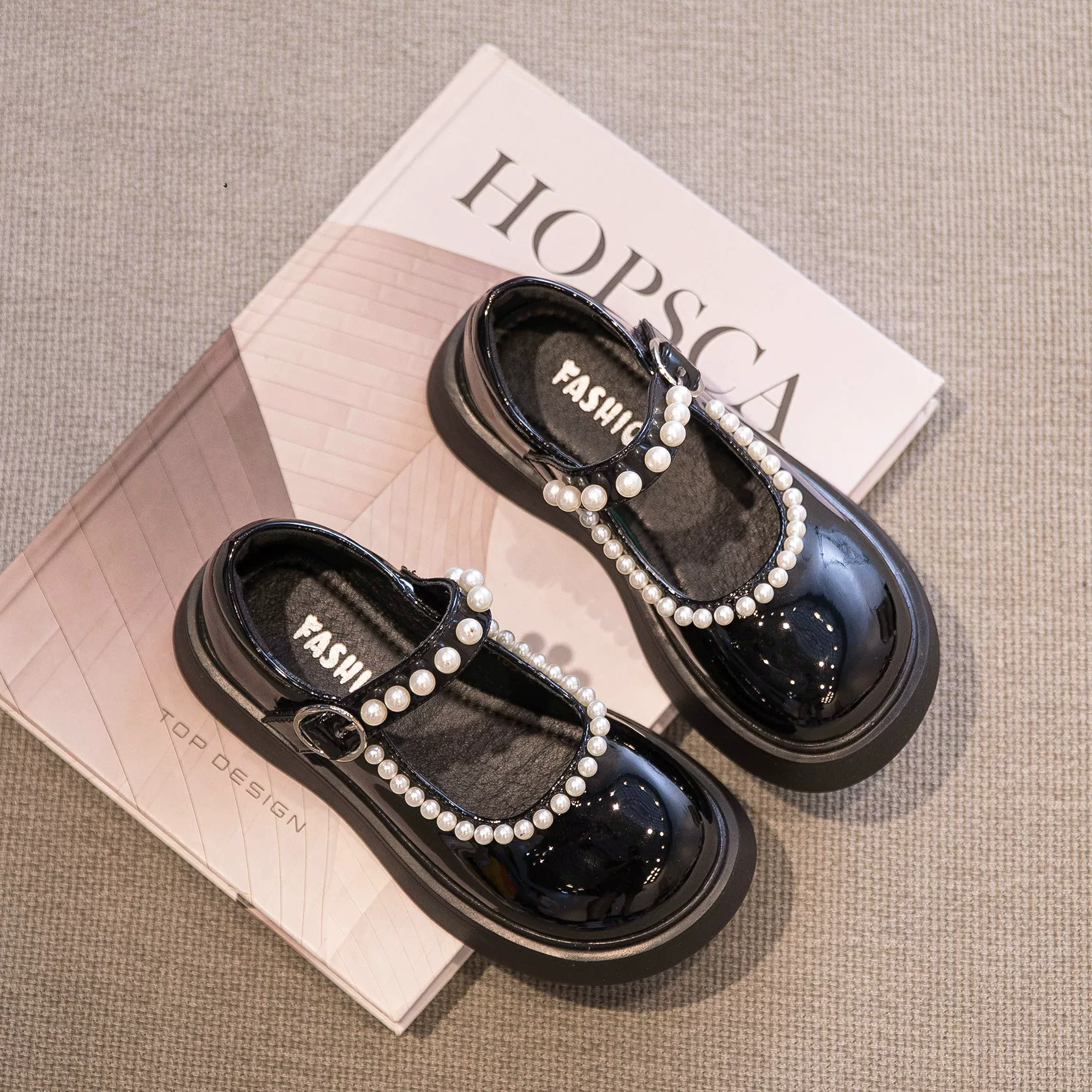 Детские кожаные ботиночки на молнии для девочек Prince Shoes 2023 весна и осень новые маленькие детские ботинки с мягкой подошвой, единичная