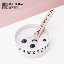 designletters Childrens tritan drop-proof baby meal supplement bowl Danish baby six months tableware