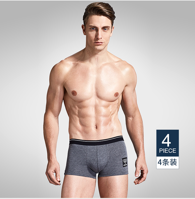 Quần lót nam nhung Bắc Cực đồ lót nam boxer cotton thoải mái thoáng khí boxer kích thước lớn thanh niên quần short quần vải nam