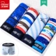 Quần lót nam nhung Bắc Cực đồ lót nam boxer cotton thoải mái thoáng khí boxer kích thước lớn thanh niên quần short