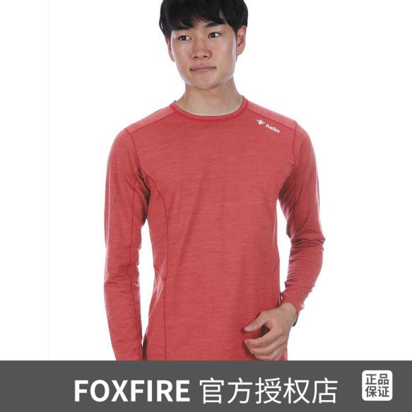 Foxfire Firefox Japanese men's beautiful Nowool round collar internal hitch PP Wool Crew 5115850