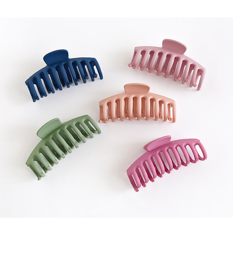 Classic Frosted Color Hair Clip display picture 5