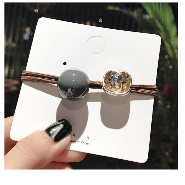 Nuevo Conjunto De Anillos De Pelo Salvaje Simple De Perlas Coreanas display picture 5