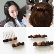 Hàn Quốc bóng mùa xuân clip kẹp tóc kẹp tóc clip đầu clip bangs clip Vịt đầu clip dây thừng băng tóc chải lược chải đầu - Phụ kiện tóc