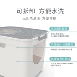 Кошачий песчаный горшок с полным наружным наружным анти -одором анти -дор анти -дор маленький крупный крупный крупный специальный кошачий кошачь