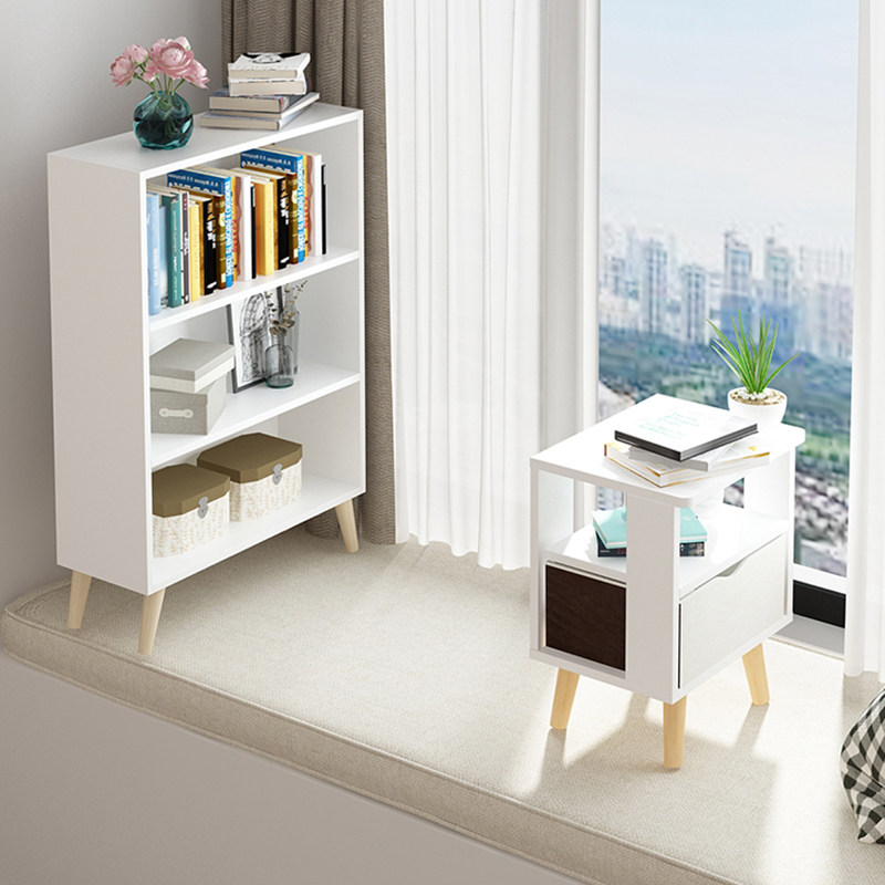 Bay window cabinet balcony cabinet bay window bookcase desk tatami locker storage cabinet Nordic small table windowsill cabinet