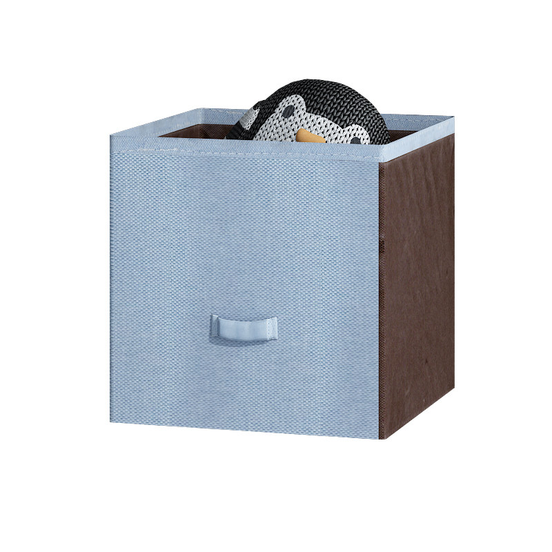 Cloth small cupboards Desktop containing box First decorated box grey Oxford cloth Nordic wind finishing storage box drawer