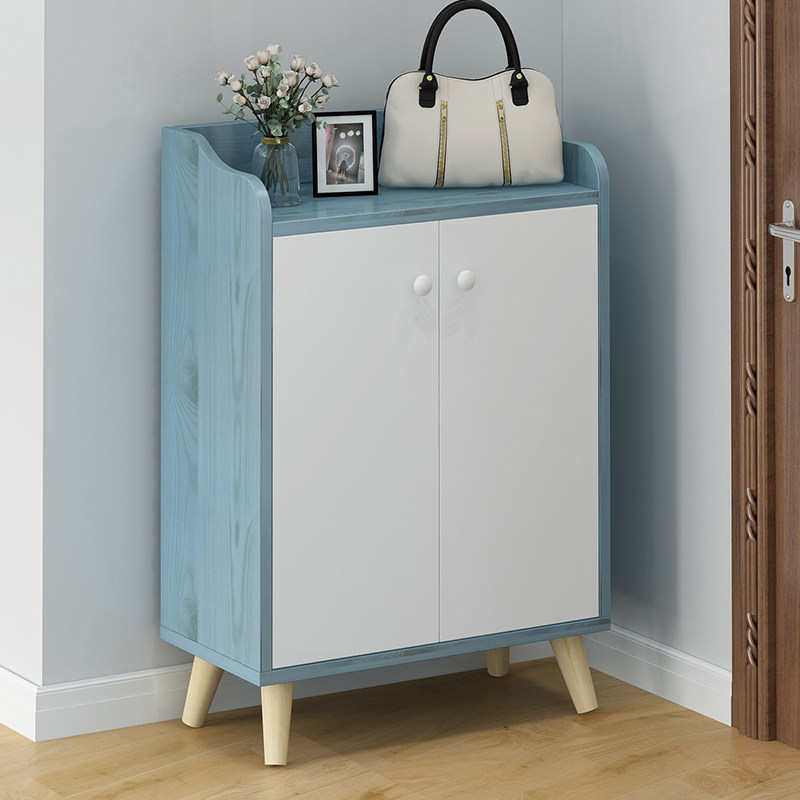 Shoe cabinet Household door large capacity foyer entrance cabinet Storage locker Simple economical door dustproof shoe rack