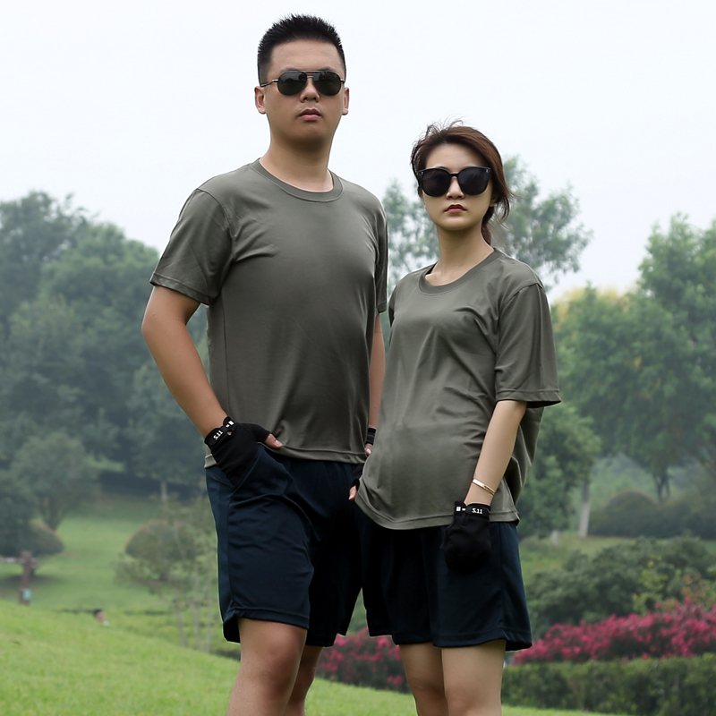 Plus-Size Fitness Training Suit for Men, Summer Quick-Dry Top, Military Training Short-Sleeve T-Shirt, Pants, Extra-Large Shorts Plus-Size Fitness Training Suit for Men, Summer Quick-Dry Top, Military Training Short-Sleeve T-Shirt, Pants, Extra-Large Shorts