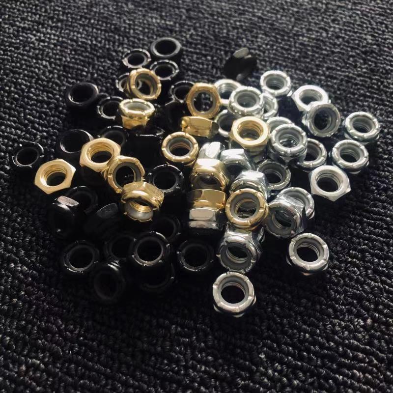 Professional Skateboard Side Nut Accessories Black Gold Silver One Pound