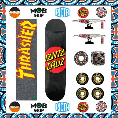 (Super luxury real nouveau riche)A full set of American imported skateboard sets santacruz indy double empty bracket