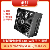 Great Wall hunting gold G13 gold medal power supply rated 1300W full module computer case host Desktop Server