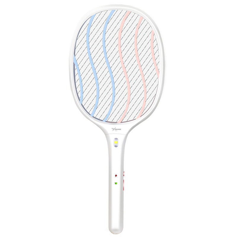 Rechargeable Electric Moquito Swatter Bug Zapper Racket