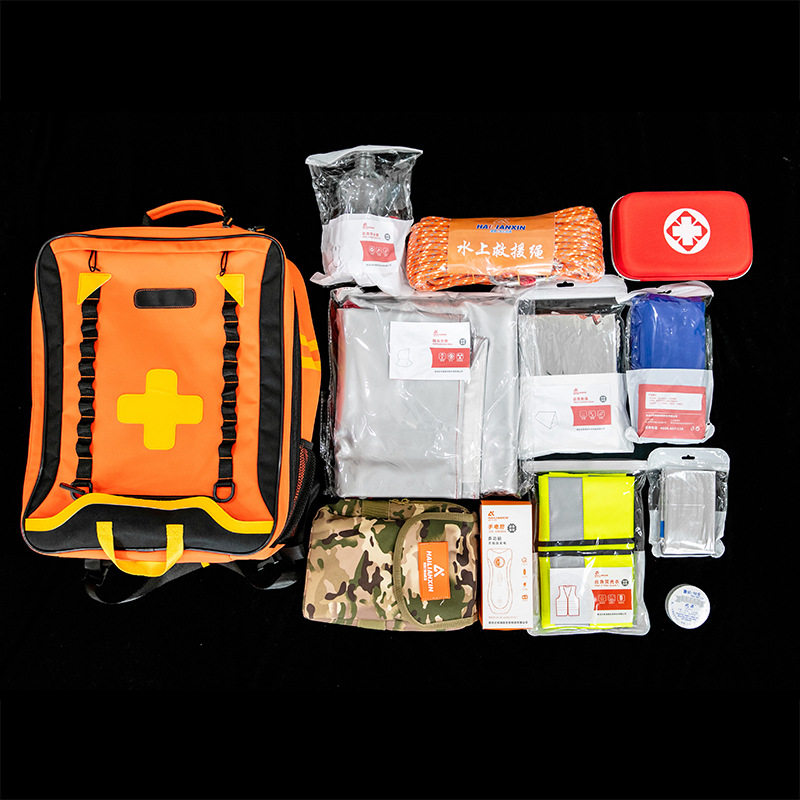 Earthquake Emergency Kits Rescue Package Emergency Material Reserve Bag Disaster Prevention Civil Protection Outdoor Rescue Equipment Tool Suit C-Taobao