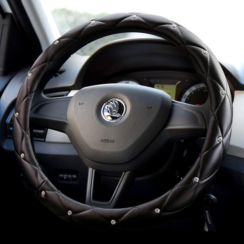 Skoda Haorui Fabia Xin Rui Xin Speed ​​Pai Kemick Keluoke steering wheel cover for women's four seasons