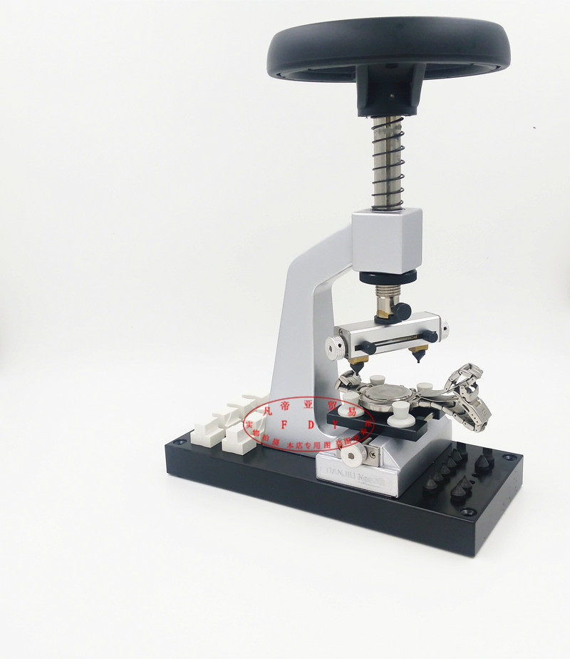 Turntable 57 desktop open table cover machine watches switch lock bottom cover machine table cover open back cover machine metal bottom plate