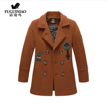 Rich and expensive children jacket autumn and winter 2019 new CUHK boy boy big clothes with cap and goat hair clothes fashion foreign gas