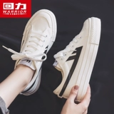 Warrior, тканевая белая обувь на платформе, универсальные кроссовки, 2023 года, тренд сезона, в корейском стиле