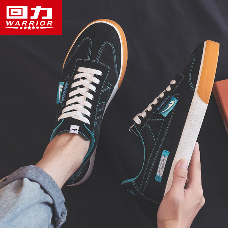 Pull back canvas shoes men's 2021 new autumn men's shoes all-match trendy men's casual shoes board shoes ins trendy shoes