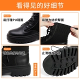 Warrior, Martens, демисезонные туфли в английском стиле, универсальные короткие сапоги, ботинки, в британском стиле, 2025 года