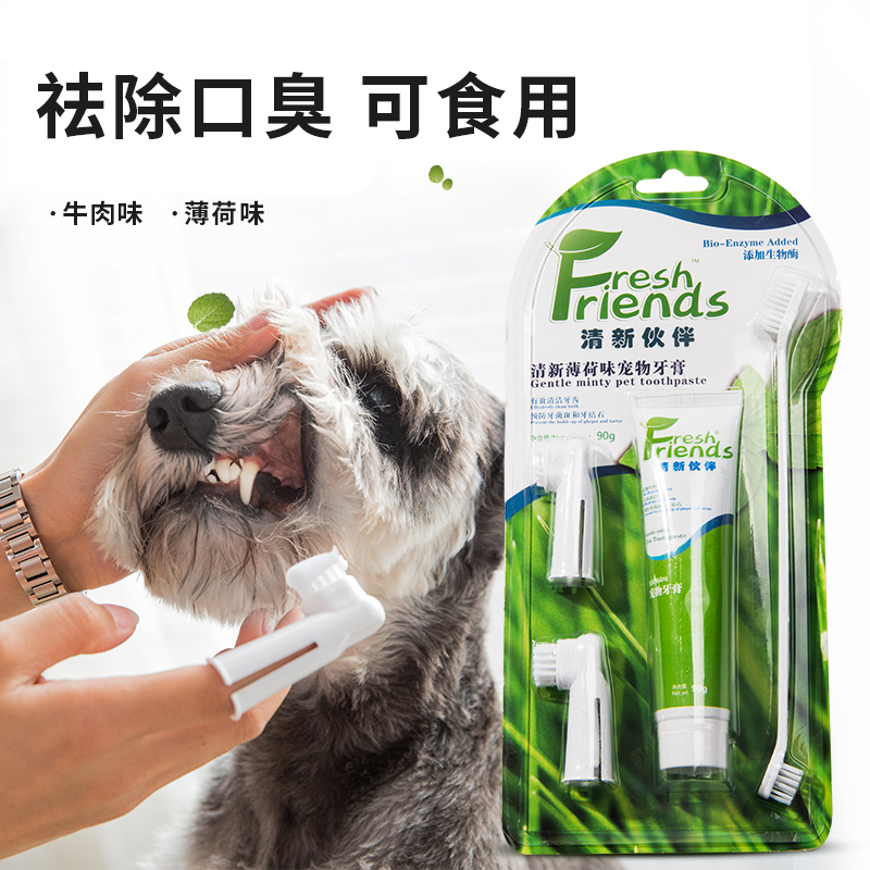 Cat pet oral cleaning spray tooth cleaning daily care toothpaste teddy bear corgi dog cleaning set