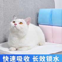 Cat urine pad Pet dog urine pad cloth Thickened cat litter basin Deodorant diaper non-wet toilet 100 pieces Cat supplies